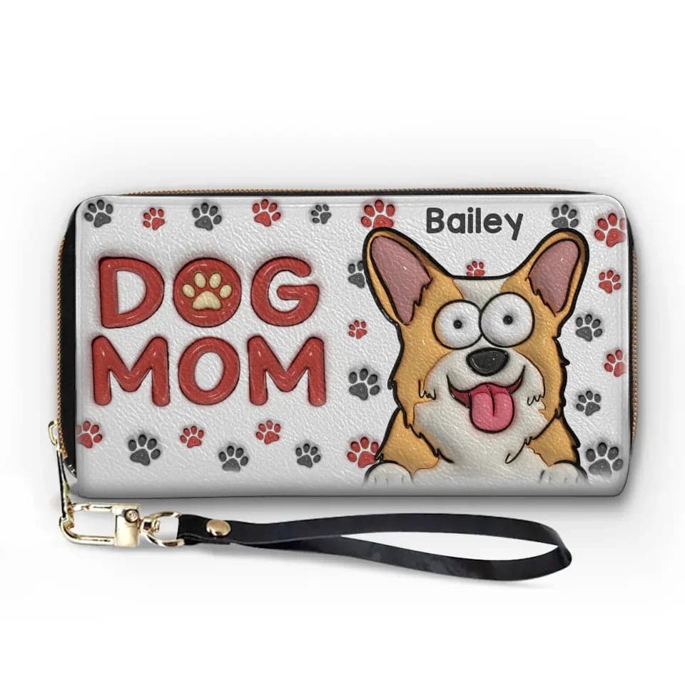 Pet Lovers Custom 3D Leather Wallet | Dropship MOQ 1, Wholesale - Leather Long Wallet Detail | Wholesale POD Supplier | MCDFL