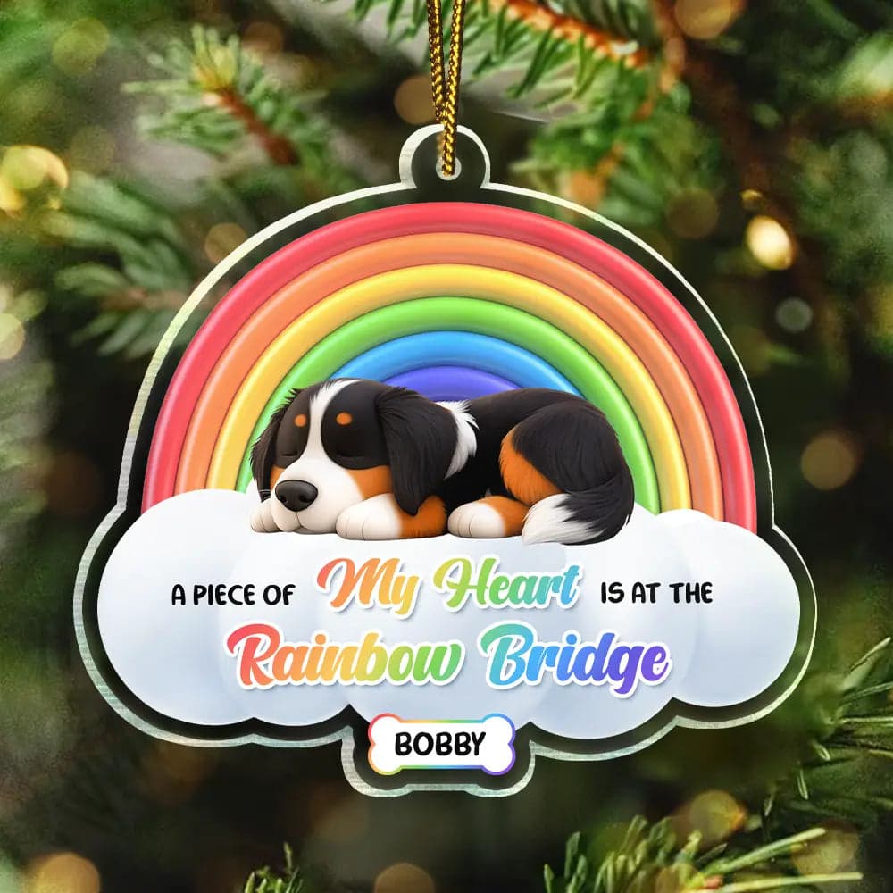 Pet Memorial Custom Acrylic Ornament | Dropship MOQ 1, Personalized - Custom Acrylic Ornament Wholesale | MCDFL