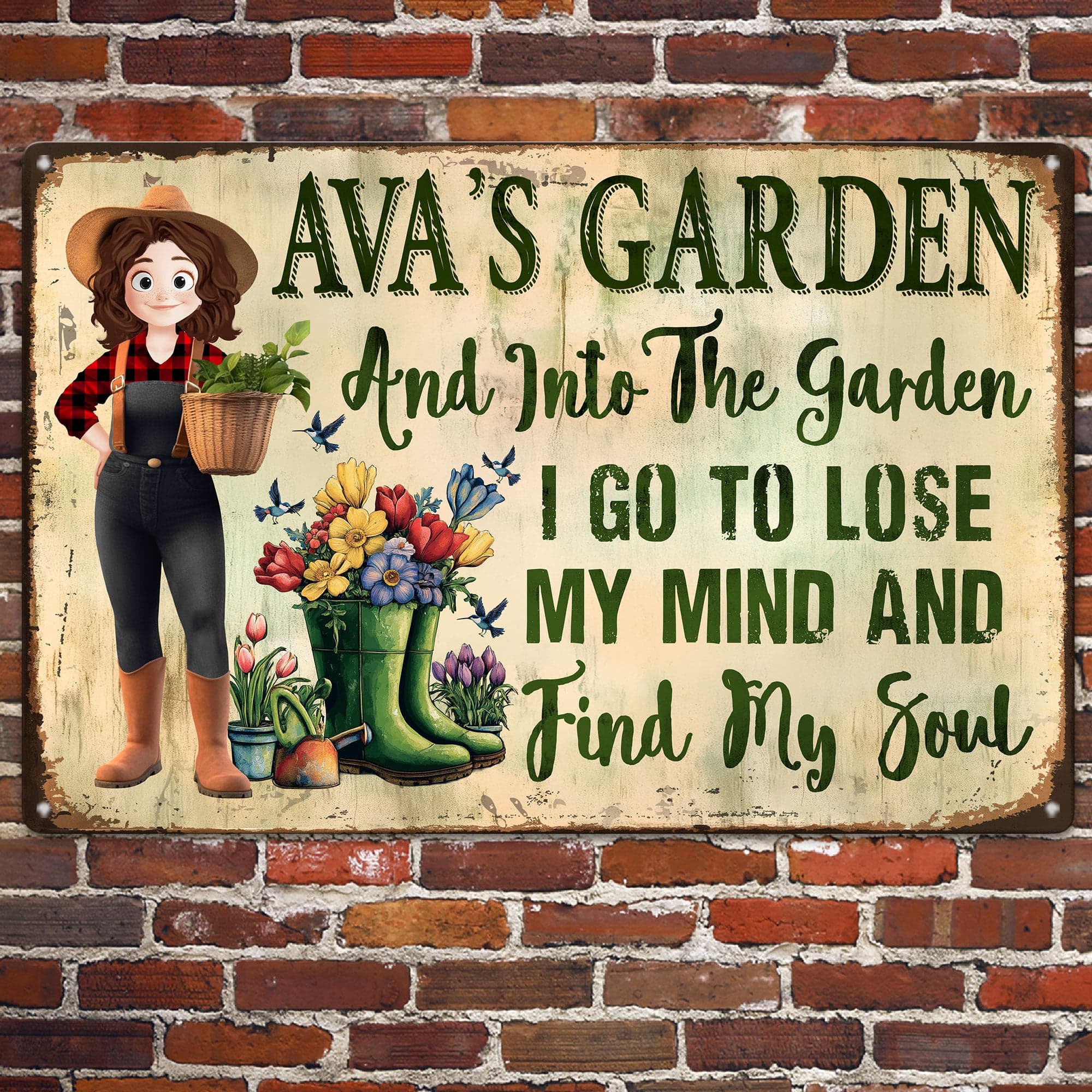 Home Personalized Metal Sign | Dropship MOQ 1, Custom Gift Supplier - Metal Sign Detail | Wholesale POD Supplier | MCDFL