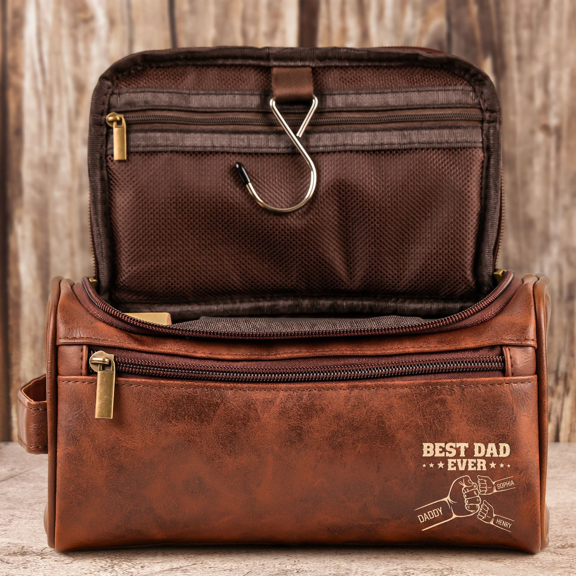 Leather Toiletry Bag