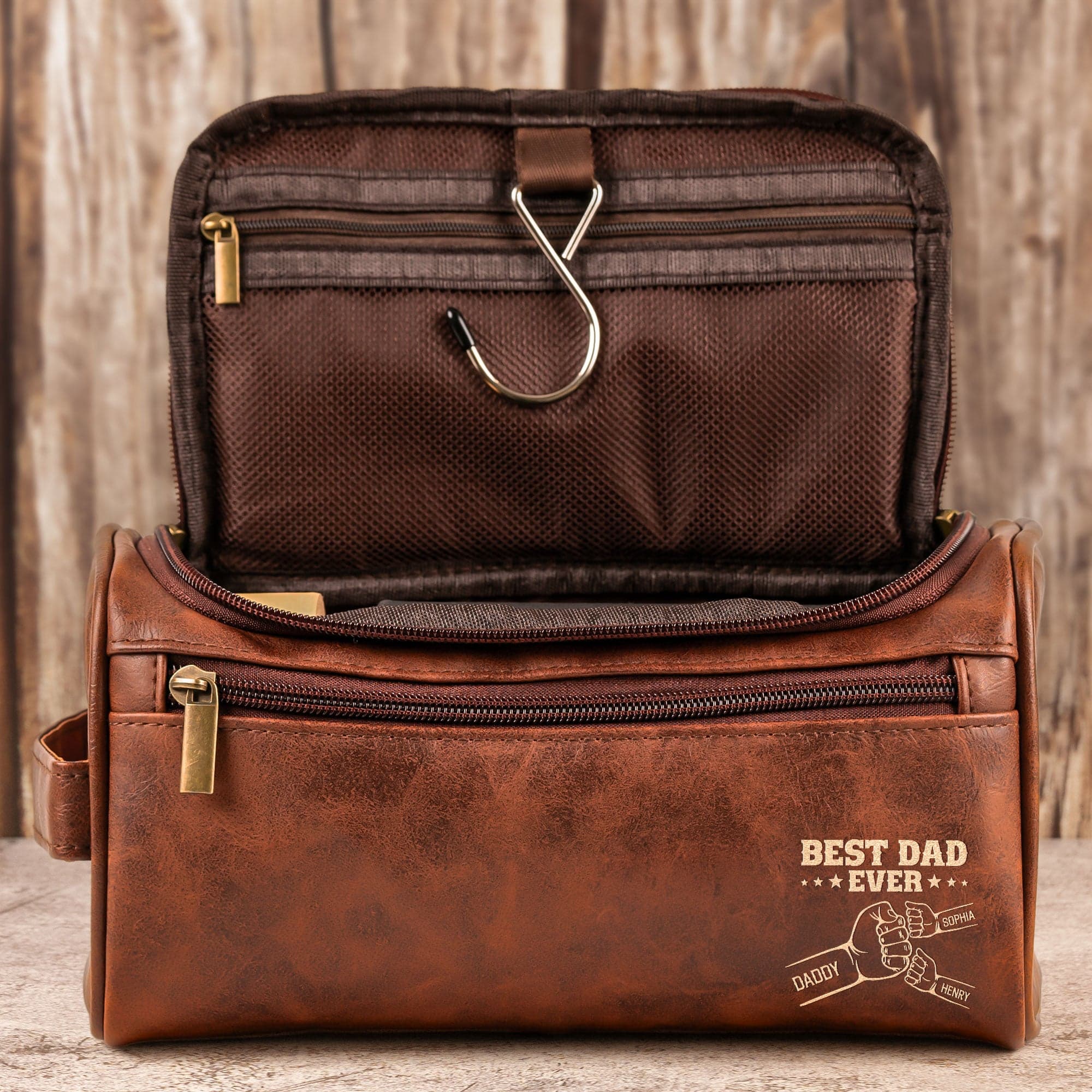 Leather Toiletry Bag