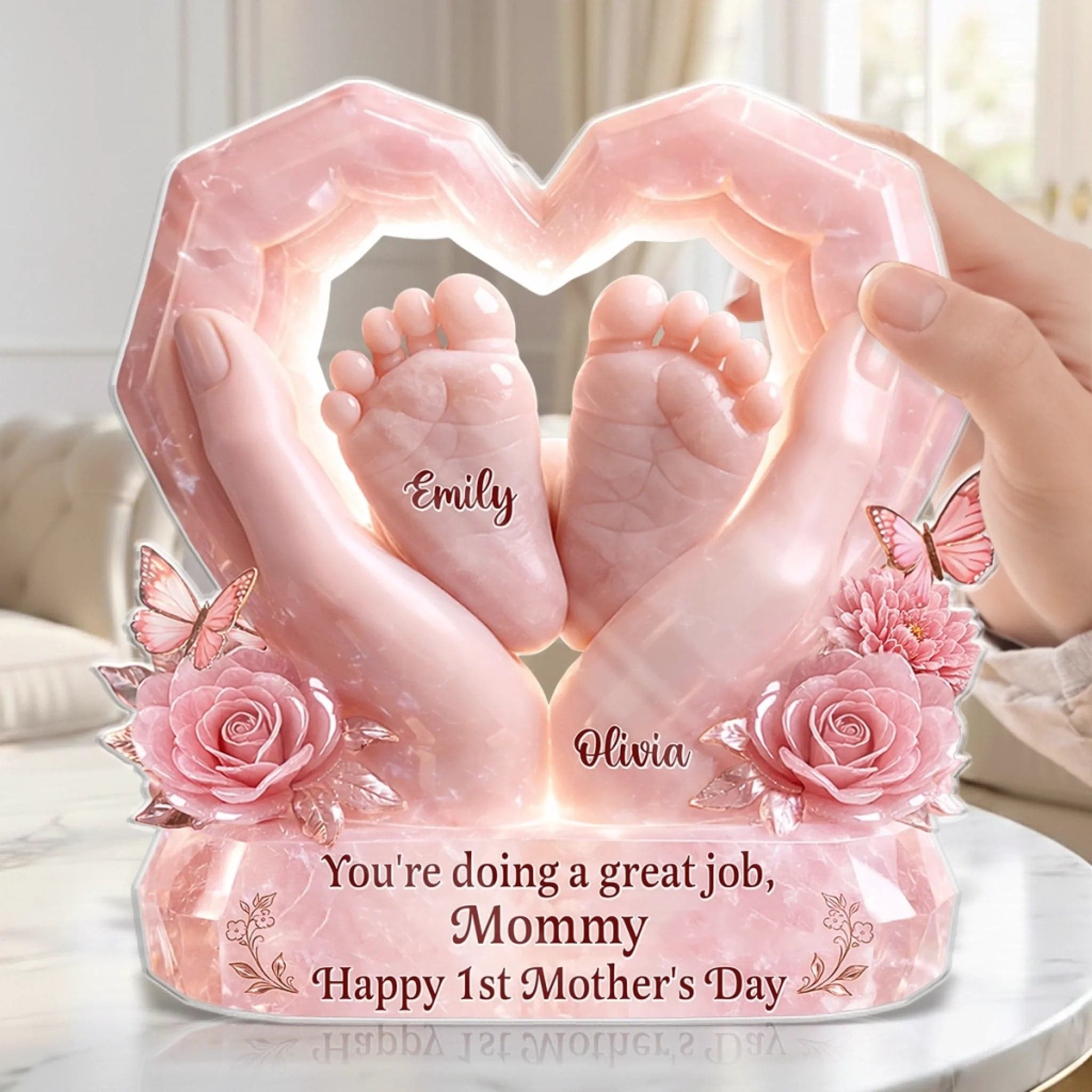 Custom Acrylic Plaque for Baby Shower | Wholesale MOQ 1, Dropship Ready - Custom Acrylic Plaque Wholesale | MCDFL