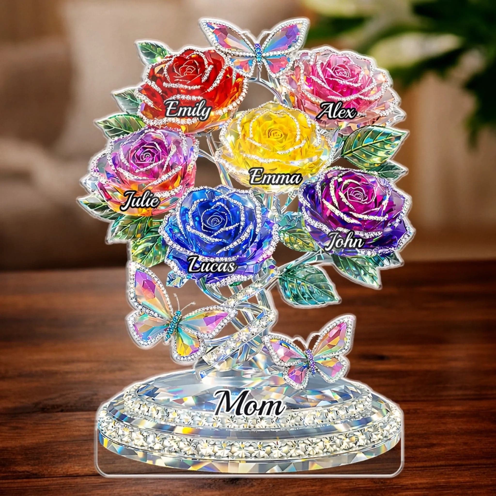 Mother's Day Custom Acrylic Plaque | Personalized Wholesale, MOQ 1 - Custom Acrylic Plaque Wholesale | MCDFL