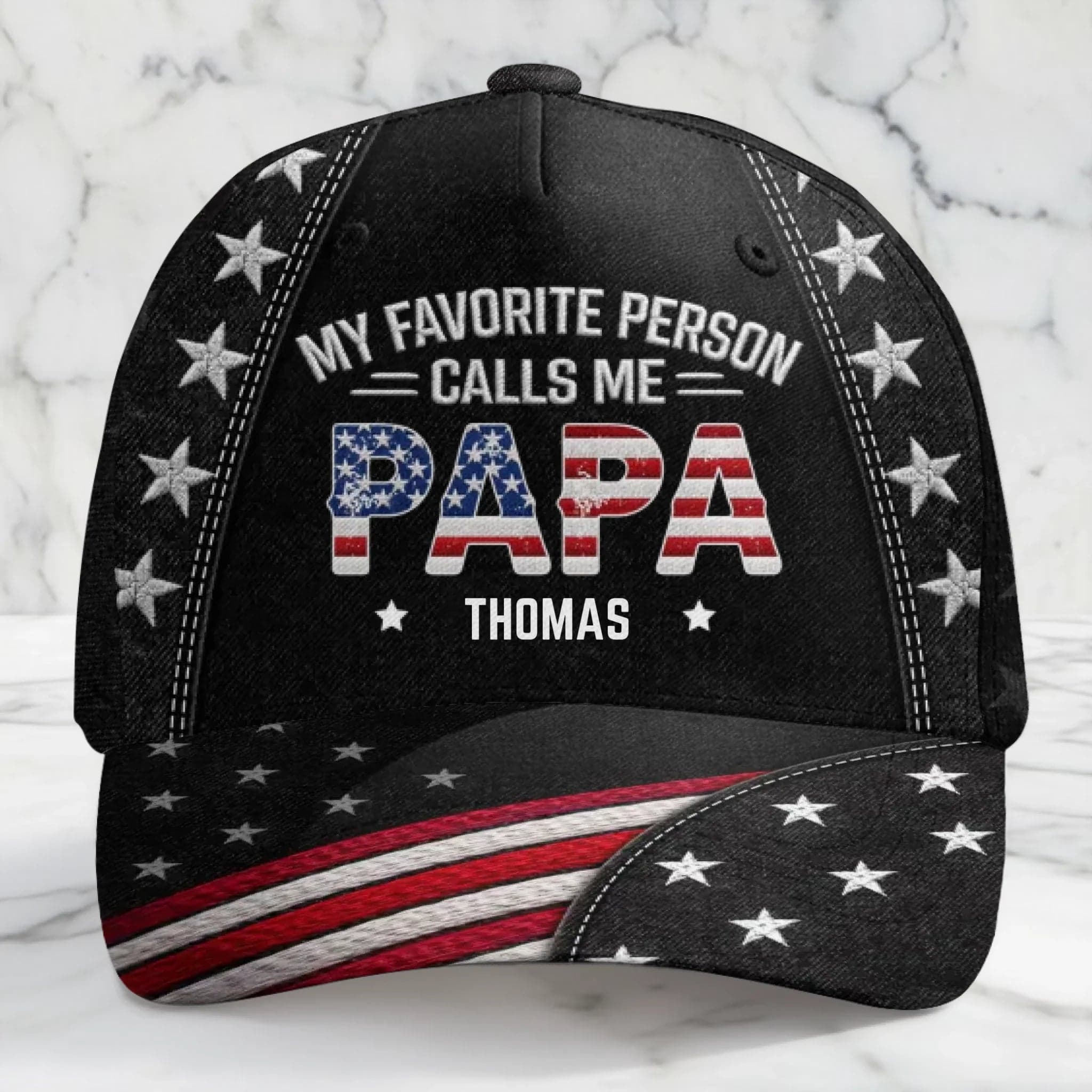 Custom Classic Cap | POD Dropship, All Over Print - Classic Cap Detail | Wholesale POD Supplier | MCDFL