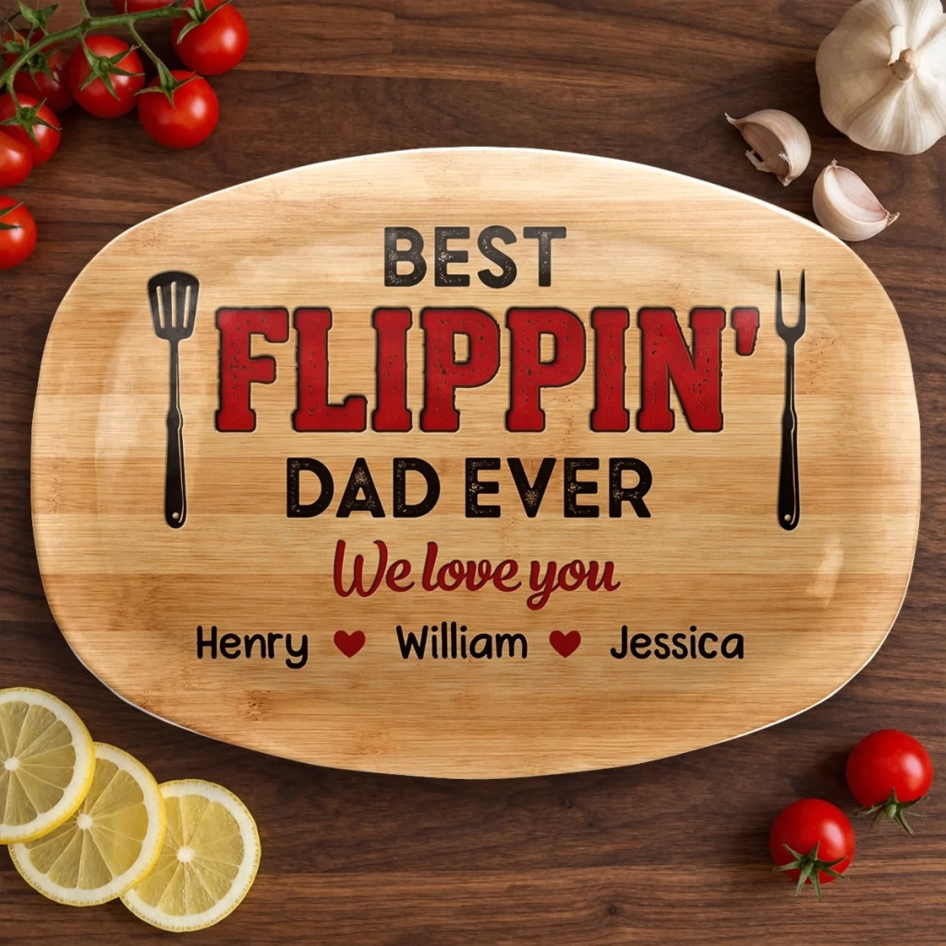 Custom BBQ Grilling Platter | Personalized Meat Platter - Custom Platter Wholesale | MCDFL