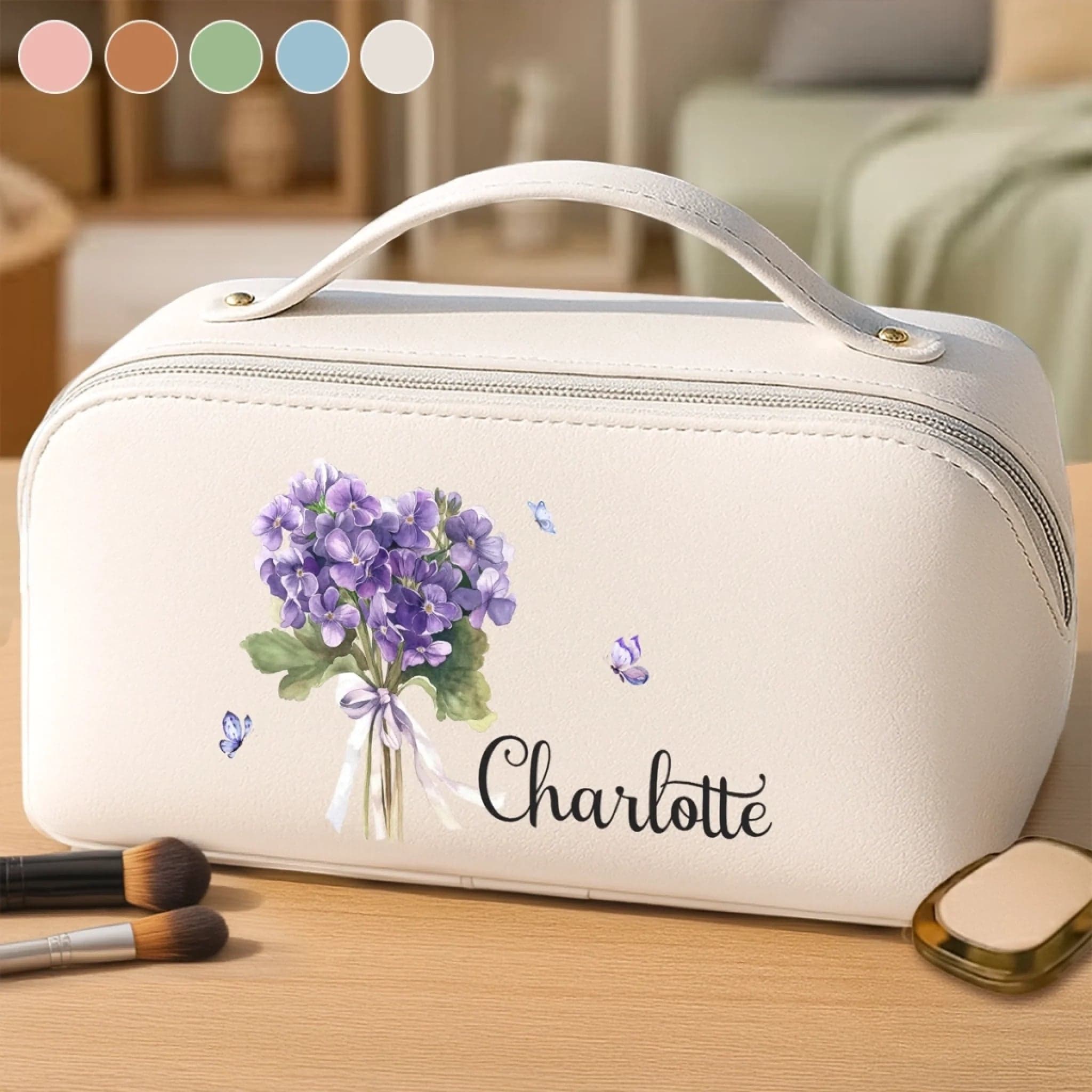 Custom PU Leather Travel Toiletry Bag | Birthday Gifts, Dropship MOQ 1 - Custom Travel Toiletry Bag Wholesale | MCDFL