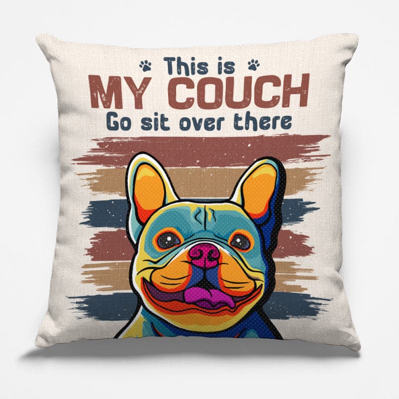 Pet Couch Personalized Pillow | Wholesale MOQ 1, Dropship for Pet Lovers