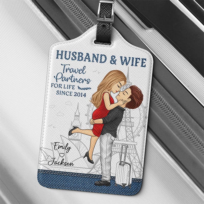 Christmas Custom Luggage Tag | Dropship MOQ 1, Personalized Travel Gift - Custom Luggage Tag Wholesale | MCDFL