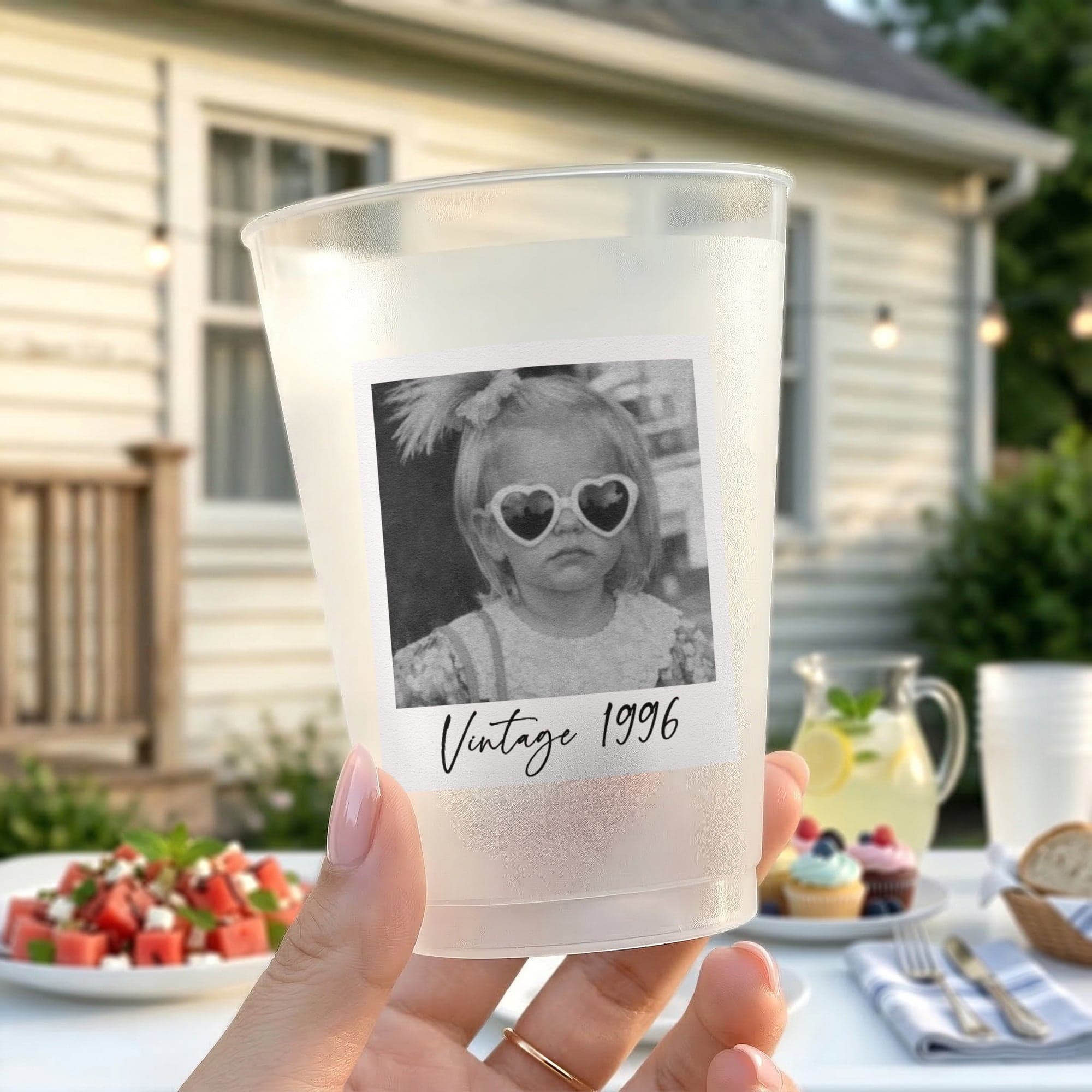 Custom Vintage Photo Party Cups | Dropship MOQ 1, Wholesale Supplier - Cup Detail | Wholesale POD Supplier | MCDFL