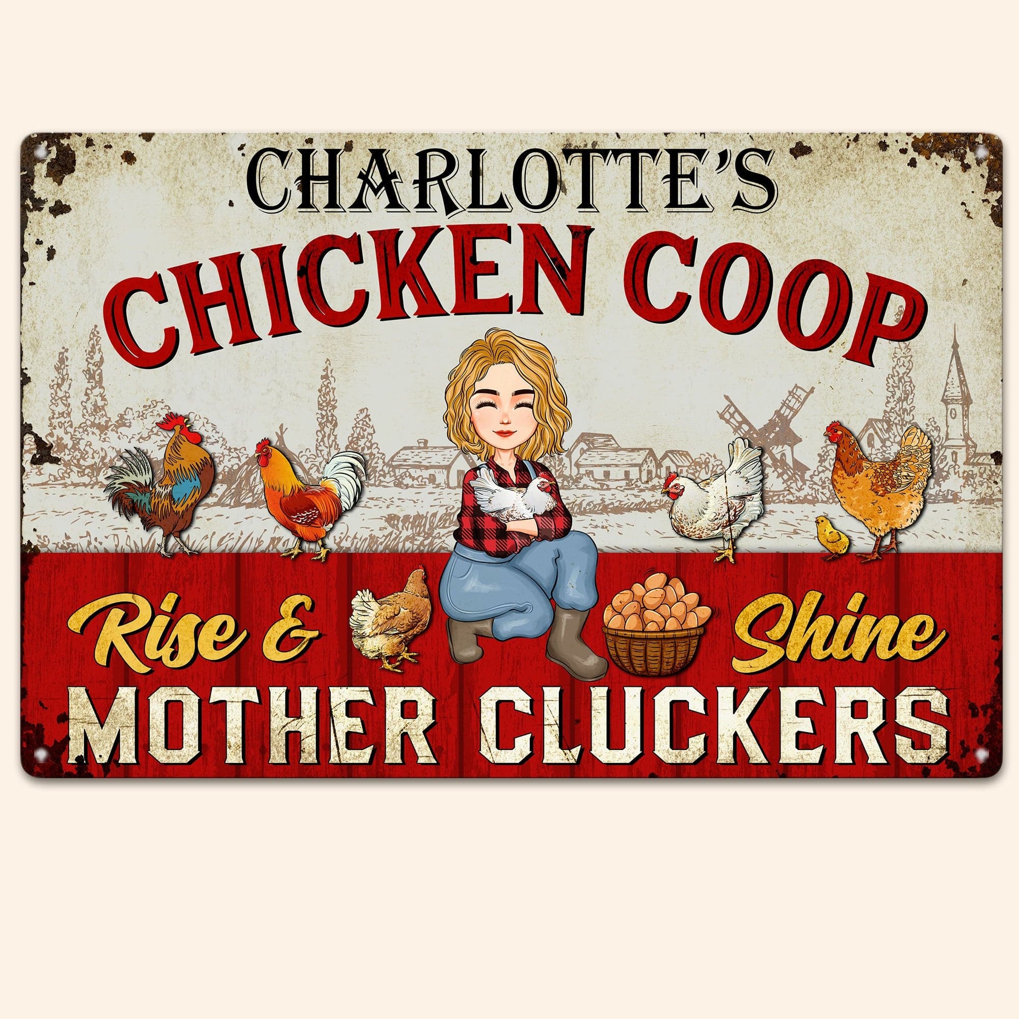 Personalized Vintage Metal Sign | Dropship MOQ 1, Custom Gift Supplier - Custom Metal Sign Wholesale | MCDFL