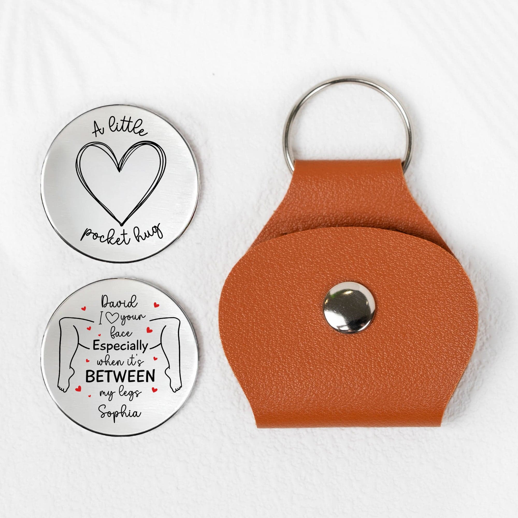 Valentine's Day Spicy Leather Pocket Hug | Custom Personalized Dropship MOQ 1 - Custom Pocket Hug Wholesale | MCDFL