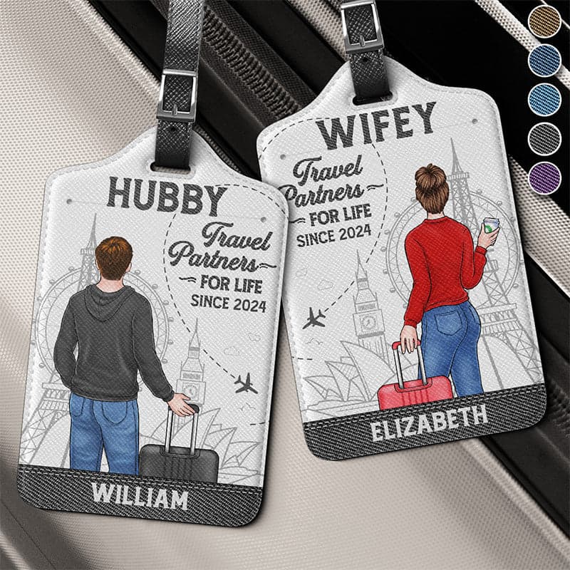 Custom Christmas Luggage Tags | POD Dropship Supplier, MOQ 1 - Custom Luggage Tag Wholesale | MCDFL
