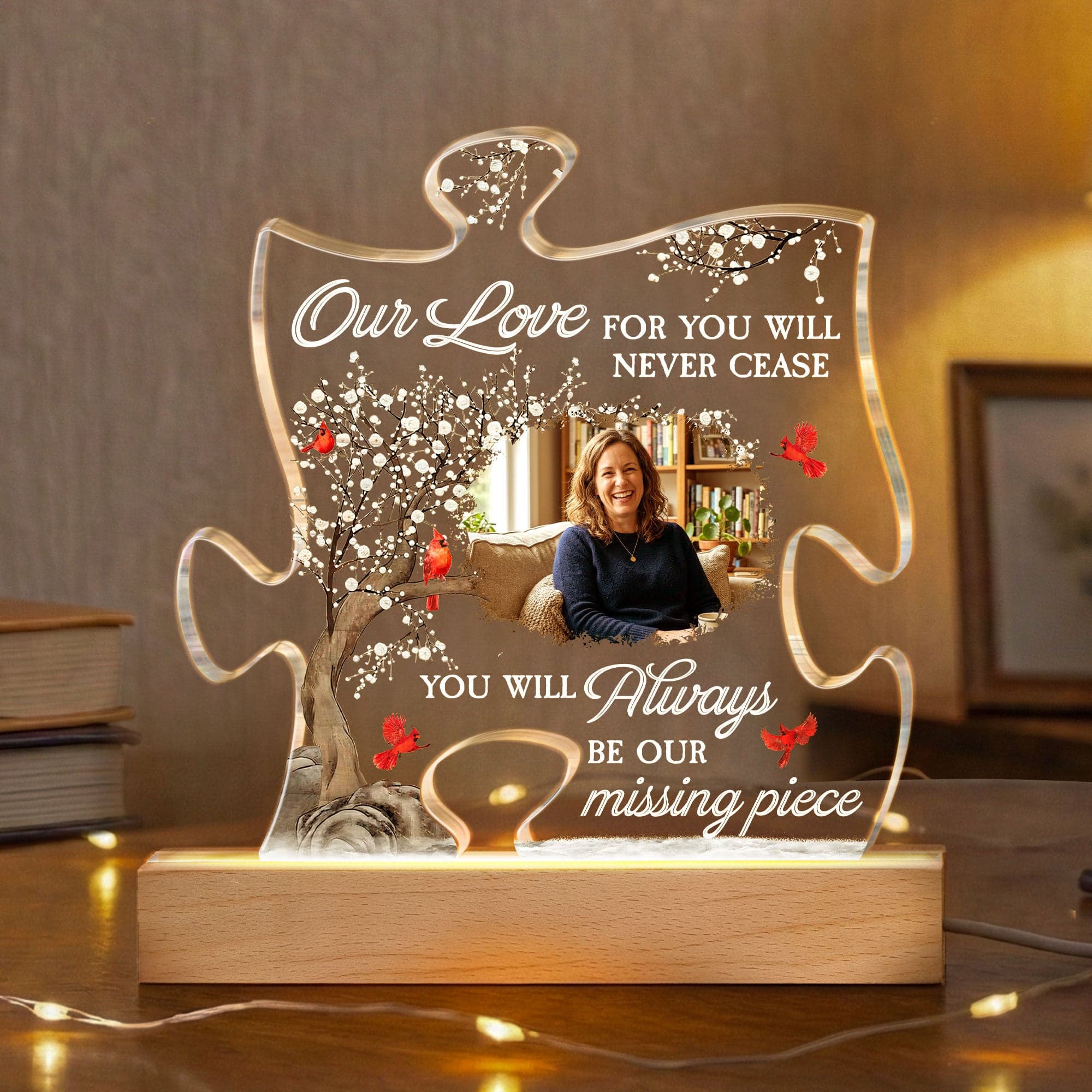 Memorial Night Light for Missing Loved Ones | Personalized POD Dropship, MOQ 1 - Custom LED Night Light Wholesale | POD Dropship Supplier | MCDFL